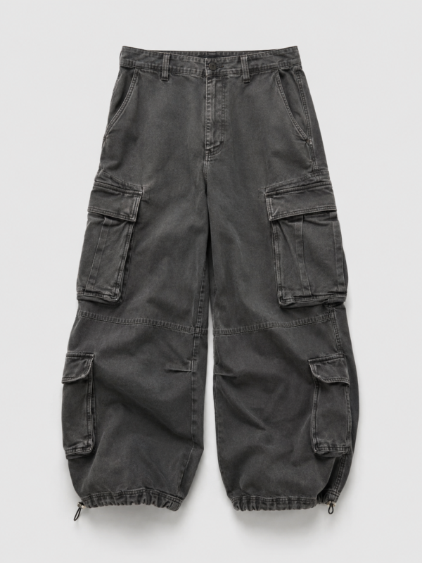 Washed Cargo Pants