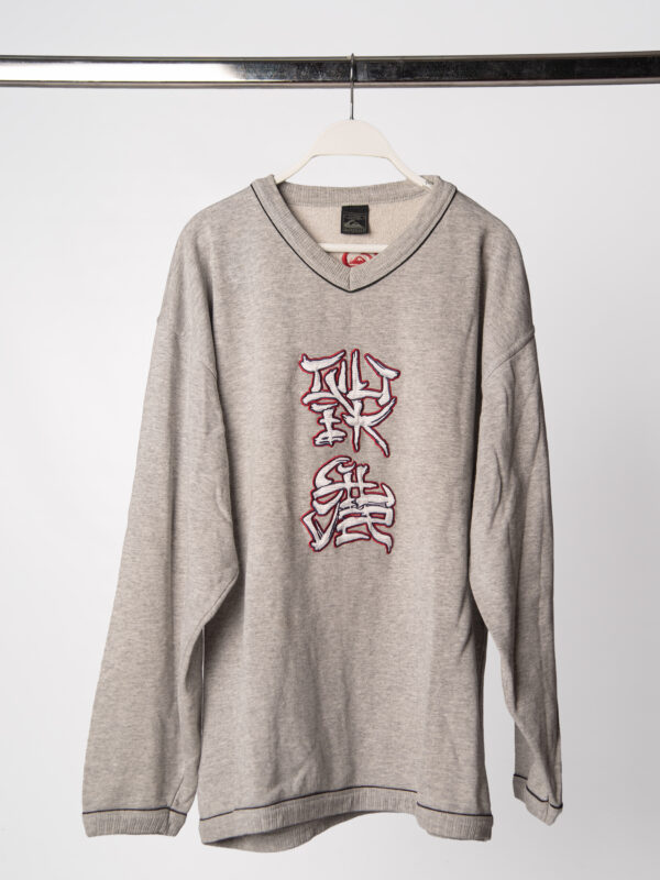 ISSA EMROIDERED OVERSIZED SWEATSHIRT