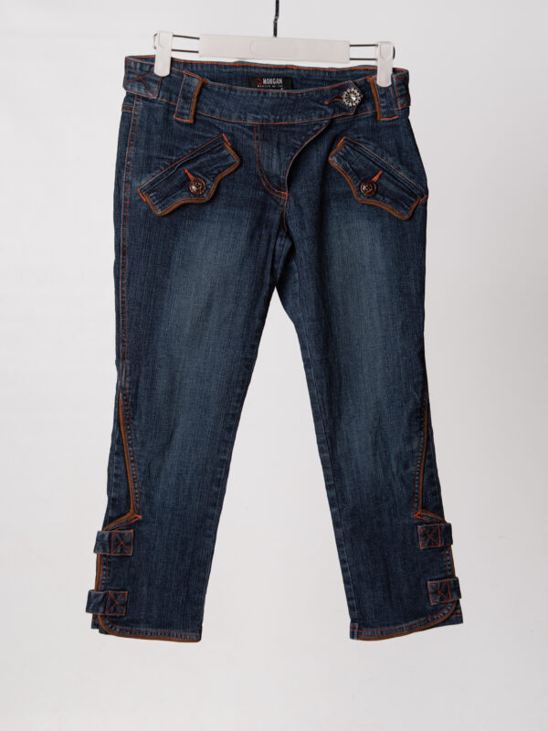 MORGAN LOW RISE JEEANS IN DARK WASH