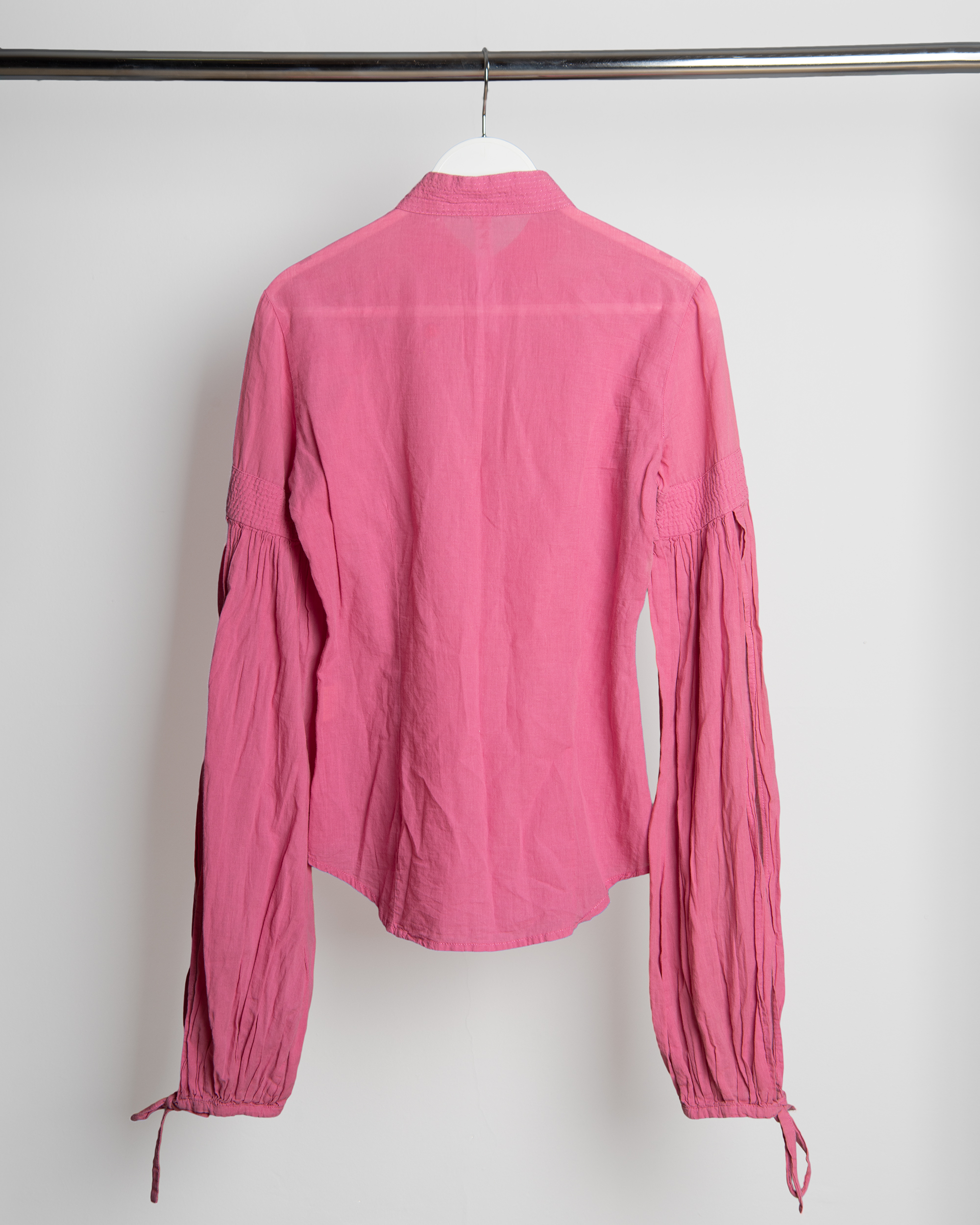 ARIADNE EMBROIDERED BALLOON-SLEEVE SHIRT - Image 2