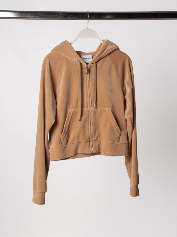 JASMINE VELOUR ZIP-UP