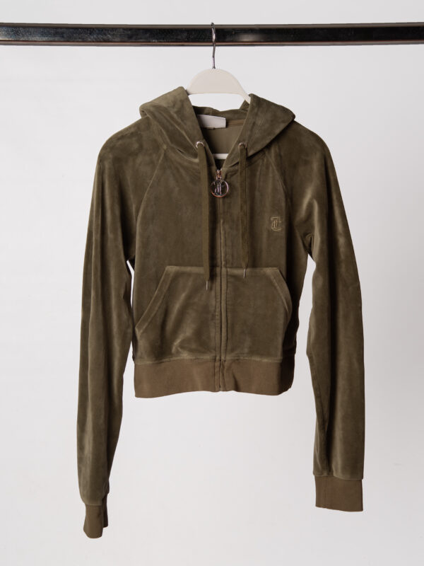 VERONICA VELOUR ZIP-UP