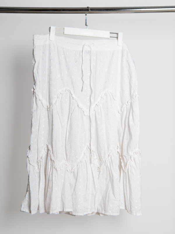 LAURIE PHOOL EMBROIDERED MAXI SKIRT