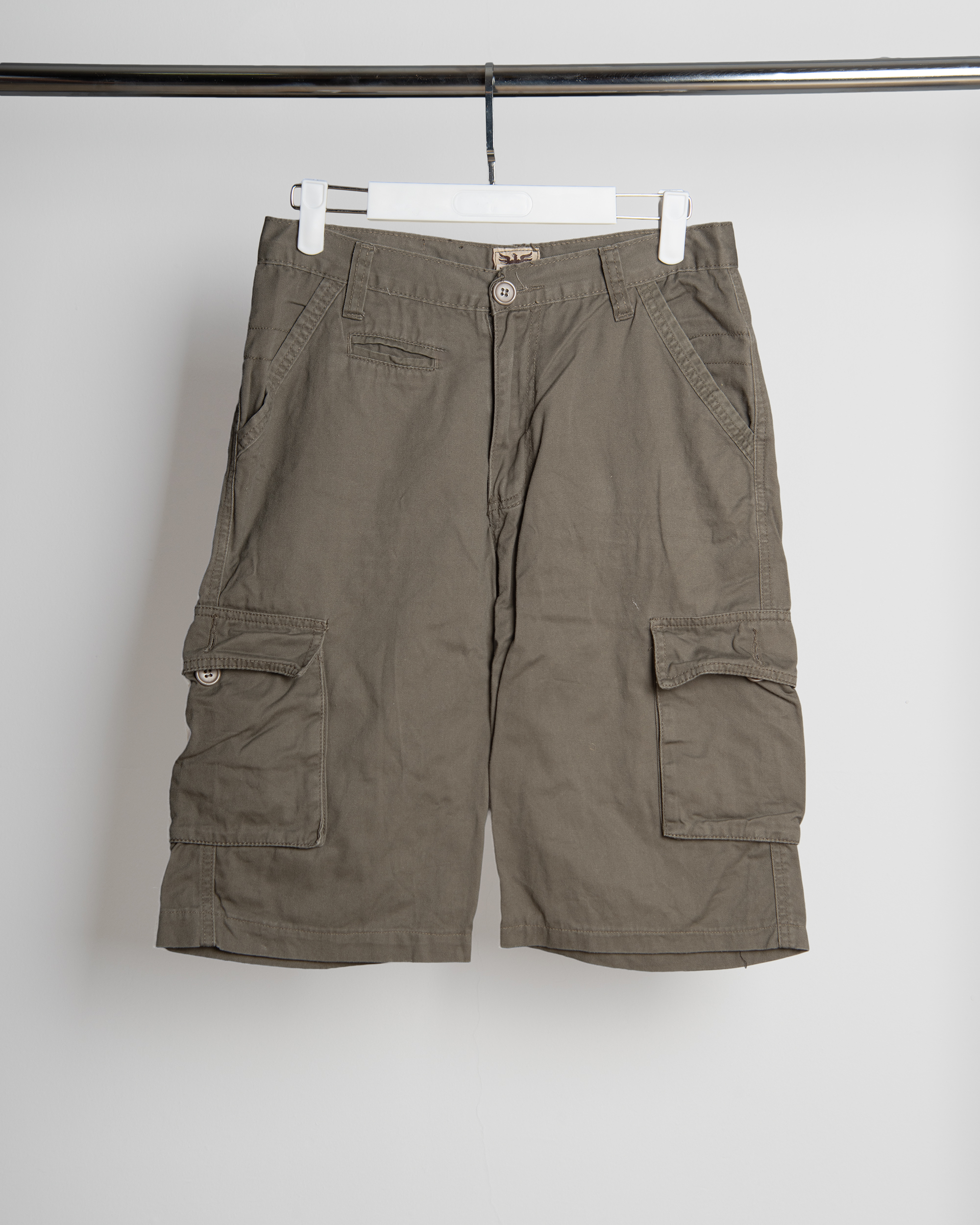 STEFANOS CURRIO CARGO BERMUDA SHORTS