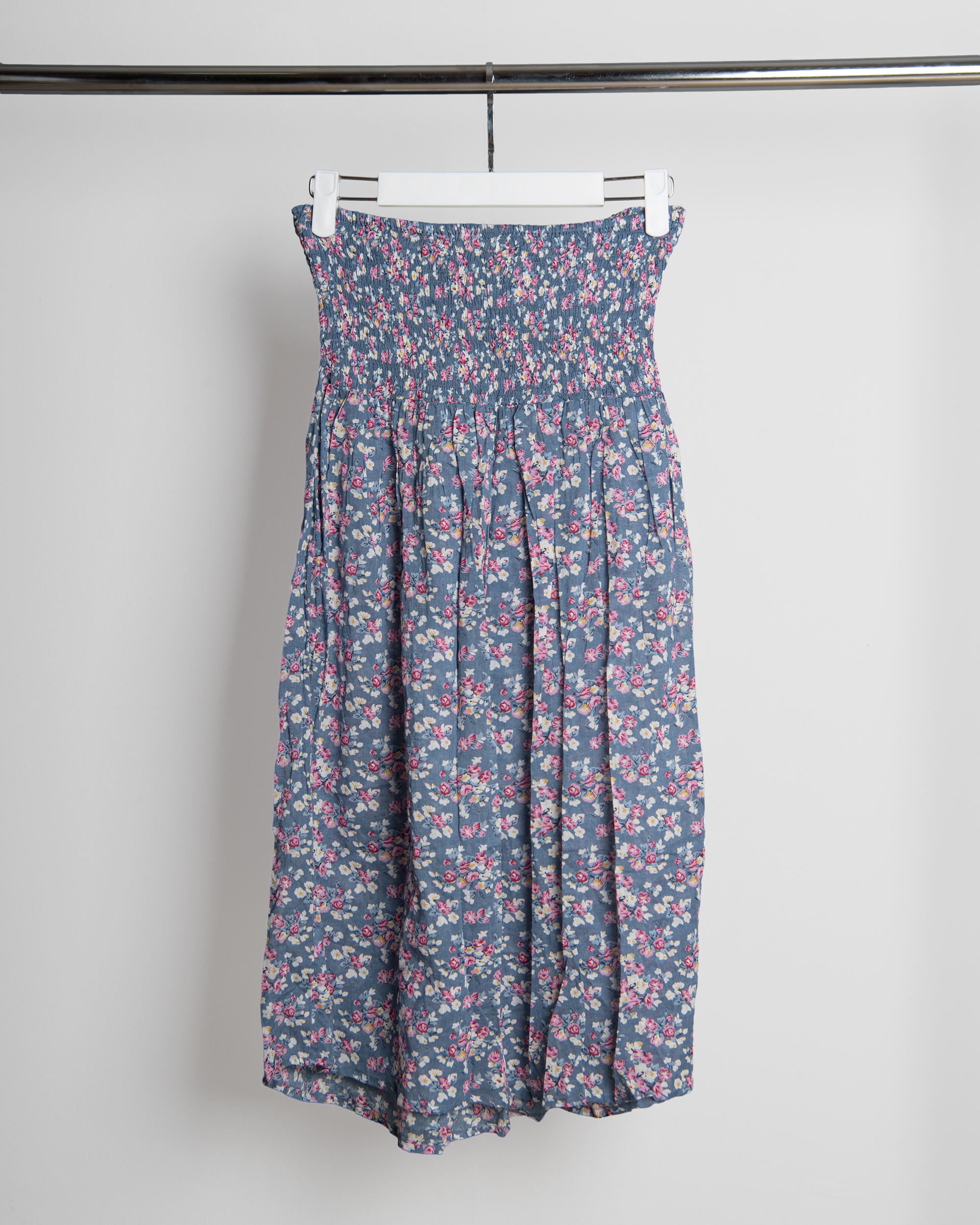 SELMA BIKINI BEACHWEAR STRAPLESS FLORAL DRESS - Image 2
